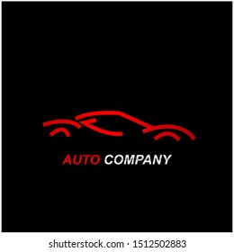 car logo design. automotive vector logo design template