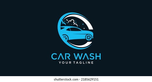 Car logo design with creative modern concept Premium Vector