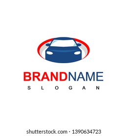 Car Logo Design Isolated In White Background
