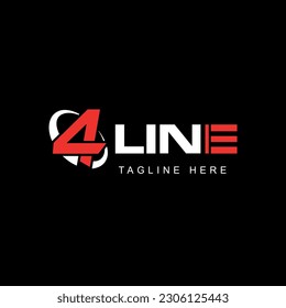 Diseño de logotipos de coches Ilustración de vectores modernos
