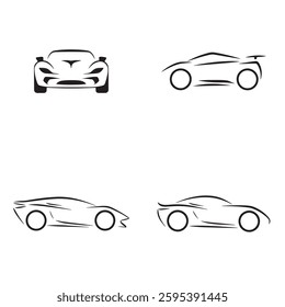Car Logo Design, Speed Car Logo Design, 