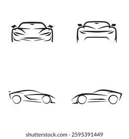Car Logo Design, Speed Car Logo Design, 