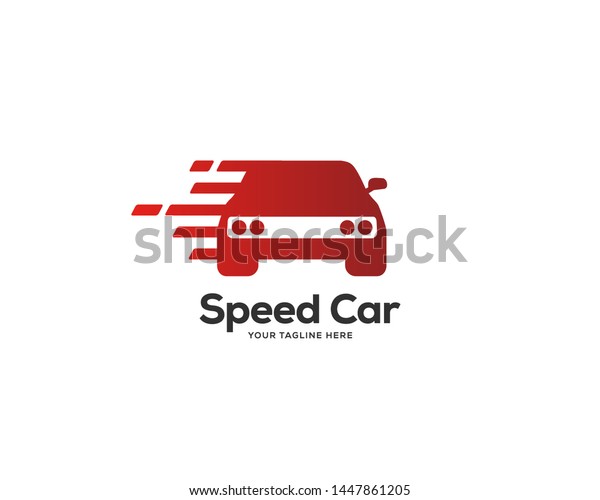 car\
logo design template, fast technology logo\
design