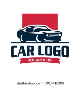 Vorlage für das Design von Autos, Vektorgrafik, Logo für Fahrzeuge, Logo für Automobile