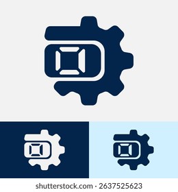 car logo design from top side