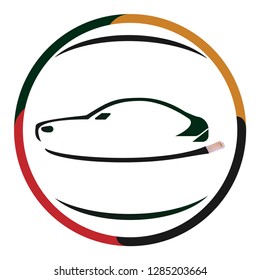 Car logo design. Transport vector collection.