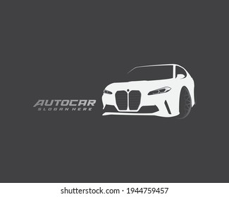 Ilustración vectorial del diseño del logotipo del automóvil