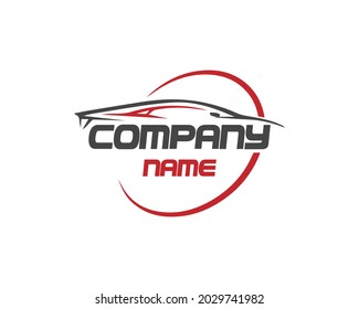 Design für Car-Logos Vektorgrafik.	