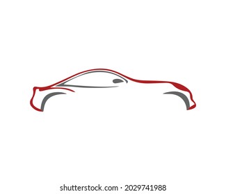 Design für Car-Logos Vektorgrafik.	