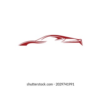 Design für Car-Logos Vektorgrafik.	