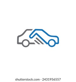 Car logo design vector template