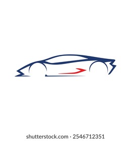 Diseño de Logo de Coche Vector Diseño de Logo Único