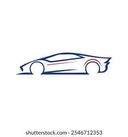 Diseño de Logo de Coche Vector Diseño de Logo Único