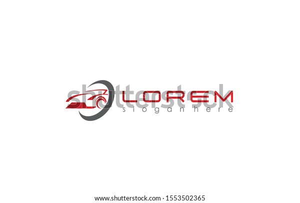 car logo design.automotive logo template. modern\
car shape. for the company\'s icons and trademarks. can be edited as\
needed.