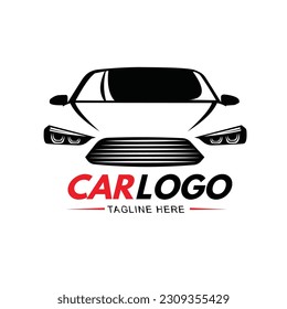 car logo front view vector design