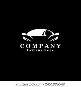 car logo front view vector design