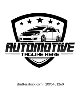 Vector de plantilla de diseño gráfico del logotipo del automóvil