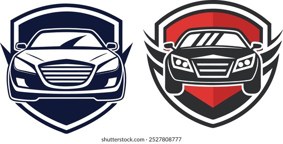  Diseño de Ilustración vectorial de icono de logotipo de coche