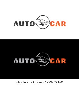 Icono Del Logotipo Del Automóvil Con Plantilla De Vector Para Transporte Industrial