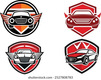  Auto-Logo-Symbol Vektorgrafik-Design-Paket