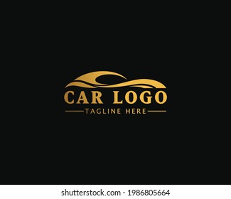 ilustración de logotipo de coche vector creativo