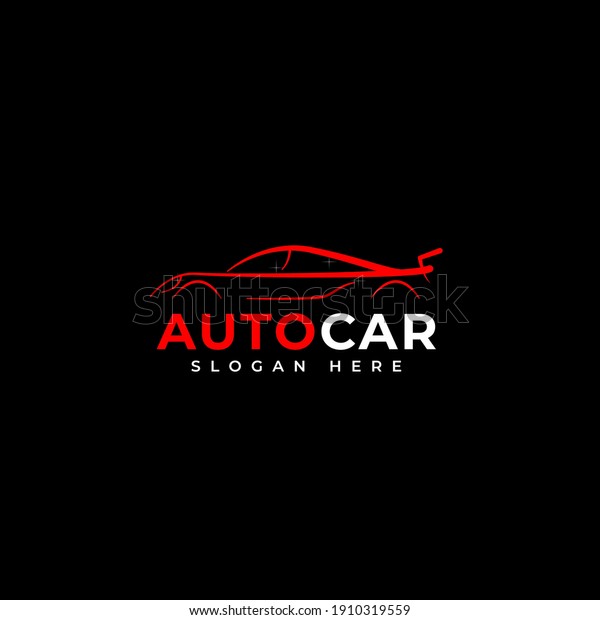 Car Logo On Black Background Perfect Stock Vector (Royalty Free ...