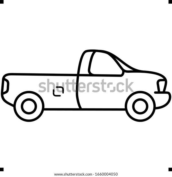 Car Logo Outline Style Stock Vector (royalty Free) 1660004050 