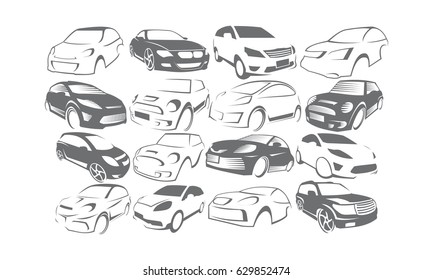 Car Logo Set Bundle Collections