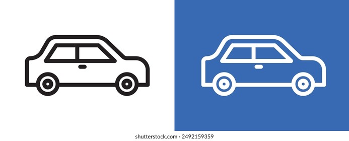 Car logo sign set vector outline