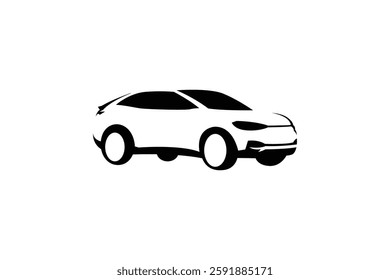 Car logo silhouette. Motor vehicle dealership emblems. Autocar logo concept. Car icon. Automobile and car dealer. Vector illustration.