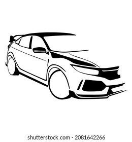 car logo simple clean and elegance