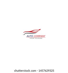 Car logo simple line design template vector inspiration