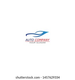 Car logo simple line design template vector inspiration
