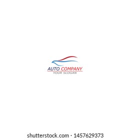 Car logo simple line design template vector inspiration