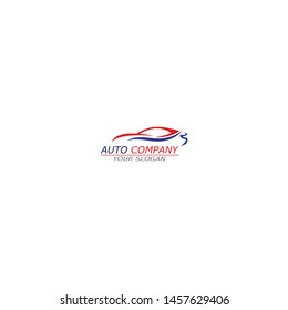 Car logo simple line design template vector inspiration