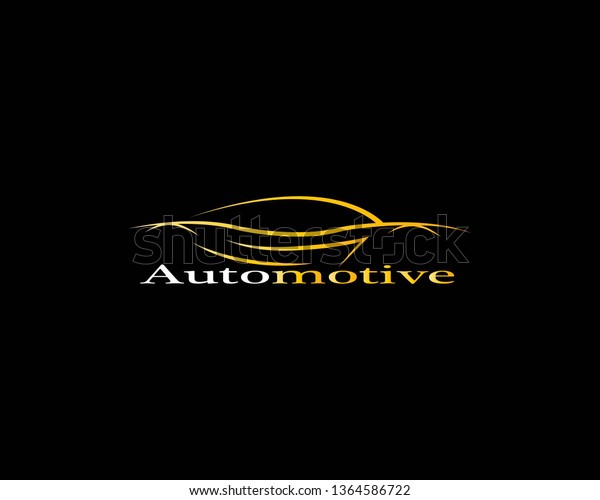 Car Logo Template with
Black Backround.Abstract Car Silhouette for Automotif Company logo.
- Vector