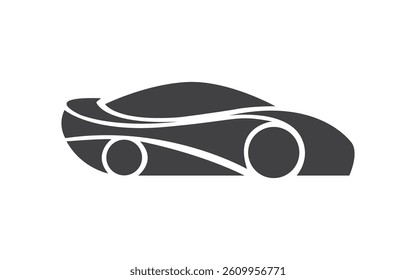 Car logo template Icon Illustration Brand Identity Isolated car silhouette design logo