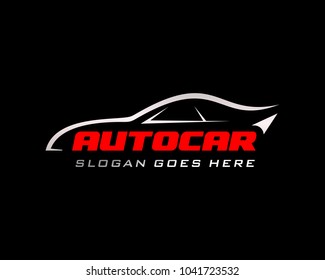 Car Auto Shield Dealership Creative Modern Stock Vector (Royalty Free ...