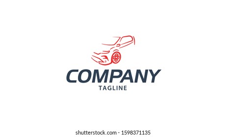 Car logo template vector illustration