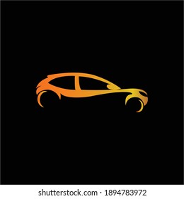 Car logo vector design illustrator template