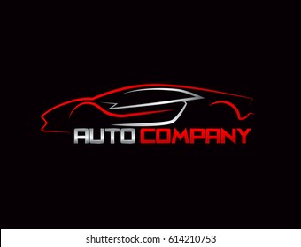 Car Auto Shield Dealership Creative Modern Stock Vector (Royalty Free ...