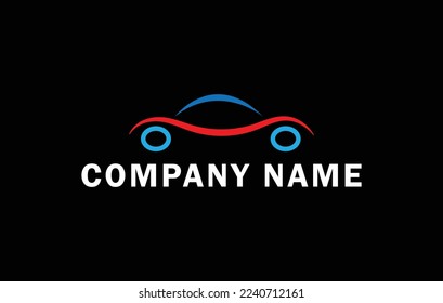 Car Logo Vector Illustration, abstract car design
