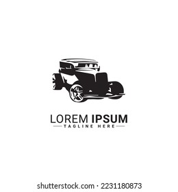 Diseño de la ilustración del vector del logotipo del automóvil