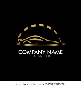 Auto-Logo-Vektor-Illustration mit modernem Design.