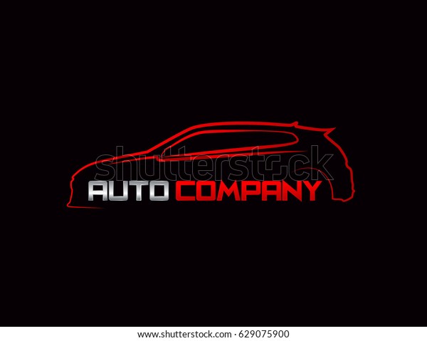 Car Brand With Red And Silver Logo