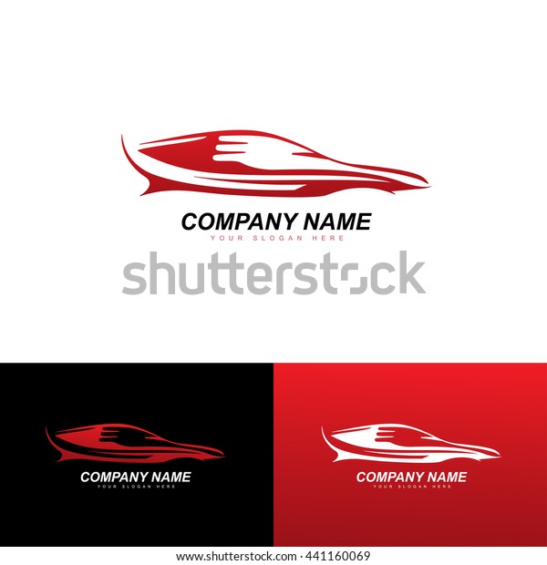 Car Logo Vector Illustration . Silhouette of\
the car . Vector\
Illustration