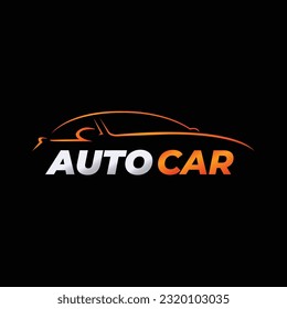 Vektorgrafik des Autologos Vectorautowash-Logo. Fahrzeugdesign - Vektorgrafik