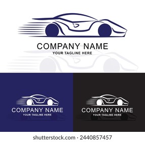 Car Logo Vector Illustration.Auto style car logo design with concept sports vehicle icon . Vector illustration.Car Logo Design Template Inspiration, Vector Illustr.eps