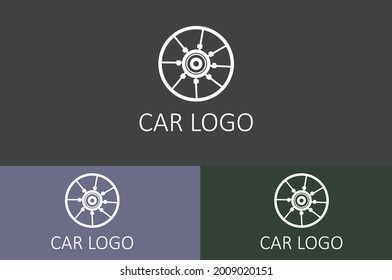 Car logo vector template design