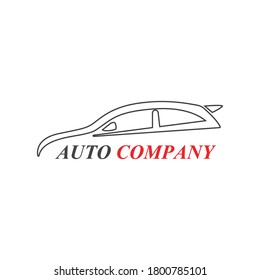 Car logo Vector template icons
